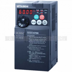 三菱變頻器FR-E720-0.1K日本原裝，電源三相220V,